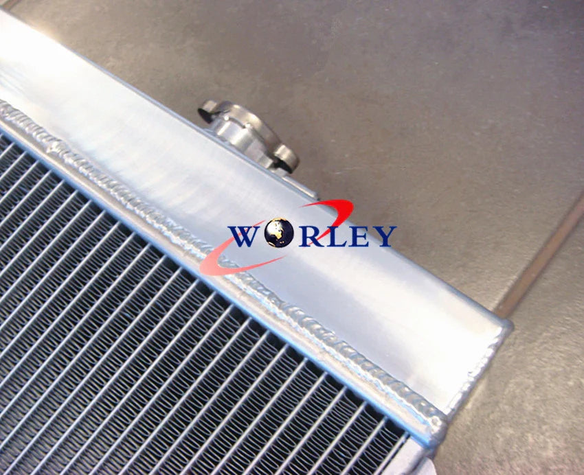 3Cores Alloy Aluminum Radiator + Fan for Holden V8 Chevy Motor Universal