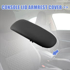 Center Console Armrest Cover Faux Leather for BMW Mini Cooper (2002-2008)
