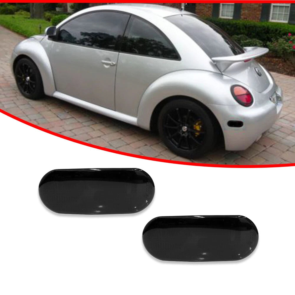 2X Smoked Lens Rear Bumper Side Marker Lights for VW Beetle (1998–2005)