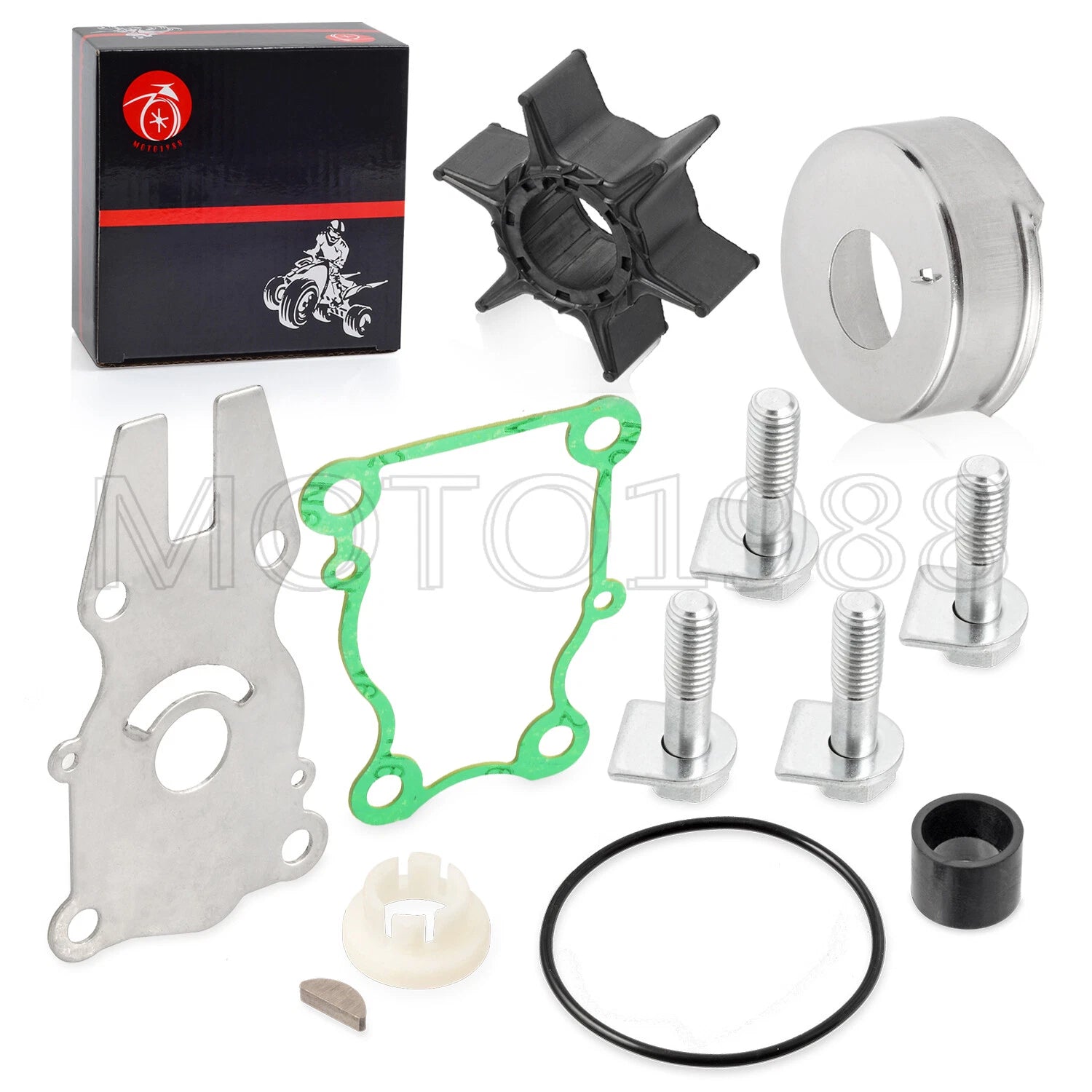 Water Pump Impeller Kit for Yamaha 50HP 2-Stroke (1995-2009)