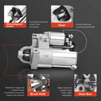 Starter Motor for Chevy Impala, Camaro, Buick V6 3.8L (2001â2005)