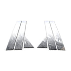 Diamond Grade 6pc Stainless Steel Pillar Post Covers for 2016-2024 Jaguar XF
