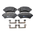 Set of 4 TRW Pro Front Ceramic Brake Pads with Clips for Buick Chevrolet Pontiac
