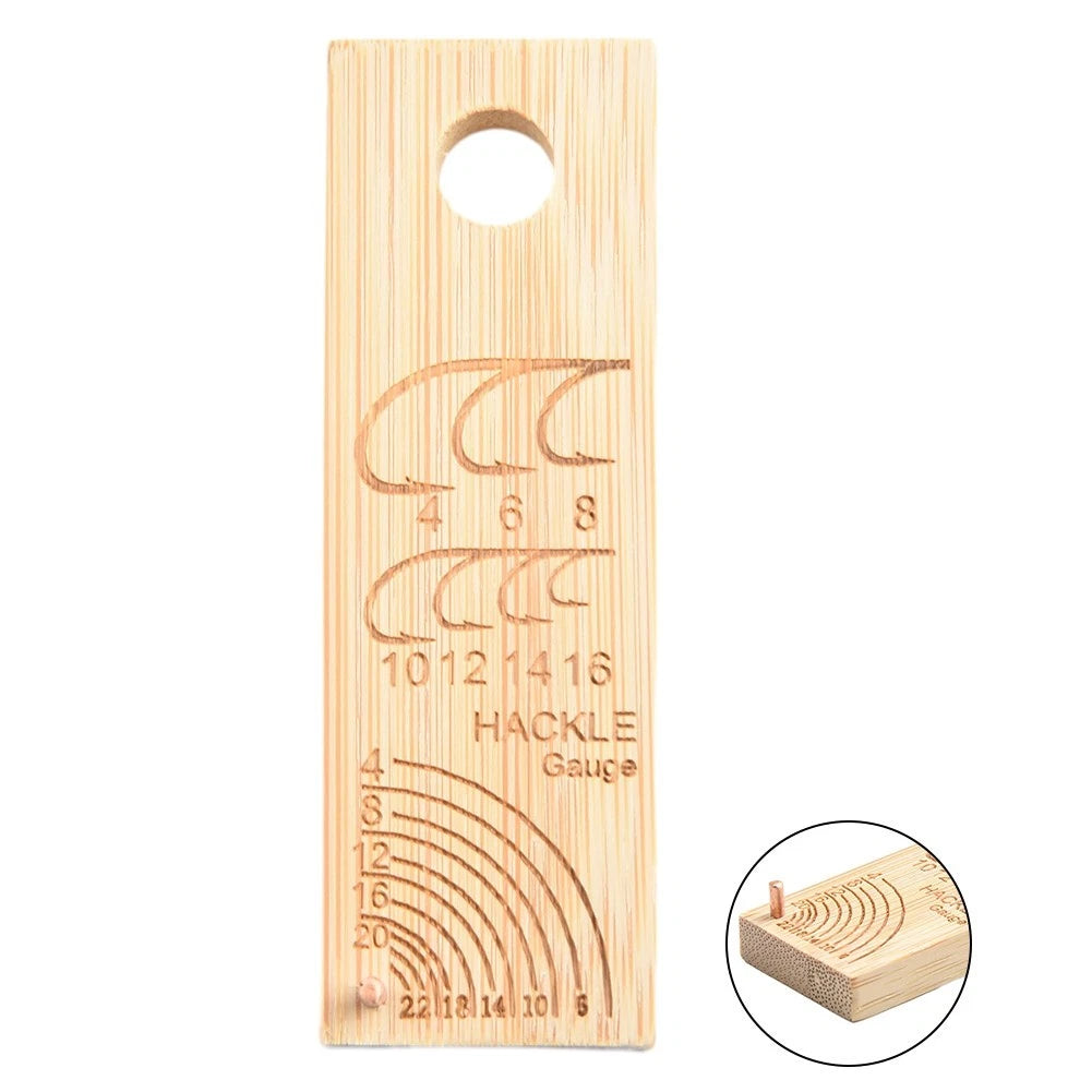 Fishing Handy Gauge Tool for Fly Measuring and Hook Accessories