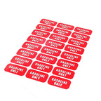 24Pcs Gasoline Only Fuel Caution Warning Decal for Gas Tank