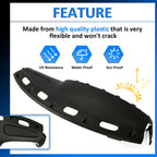 Black Dash Cover for Dodge Ram 1500 1998-2001, 2500/3500 1998-2002