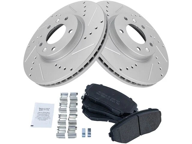 Front Brake Pad and Rotor Kit for Mazda CX-7 (2007–2012) RH495DF