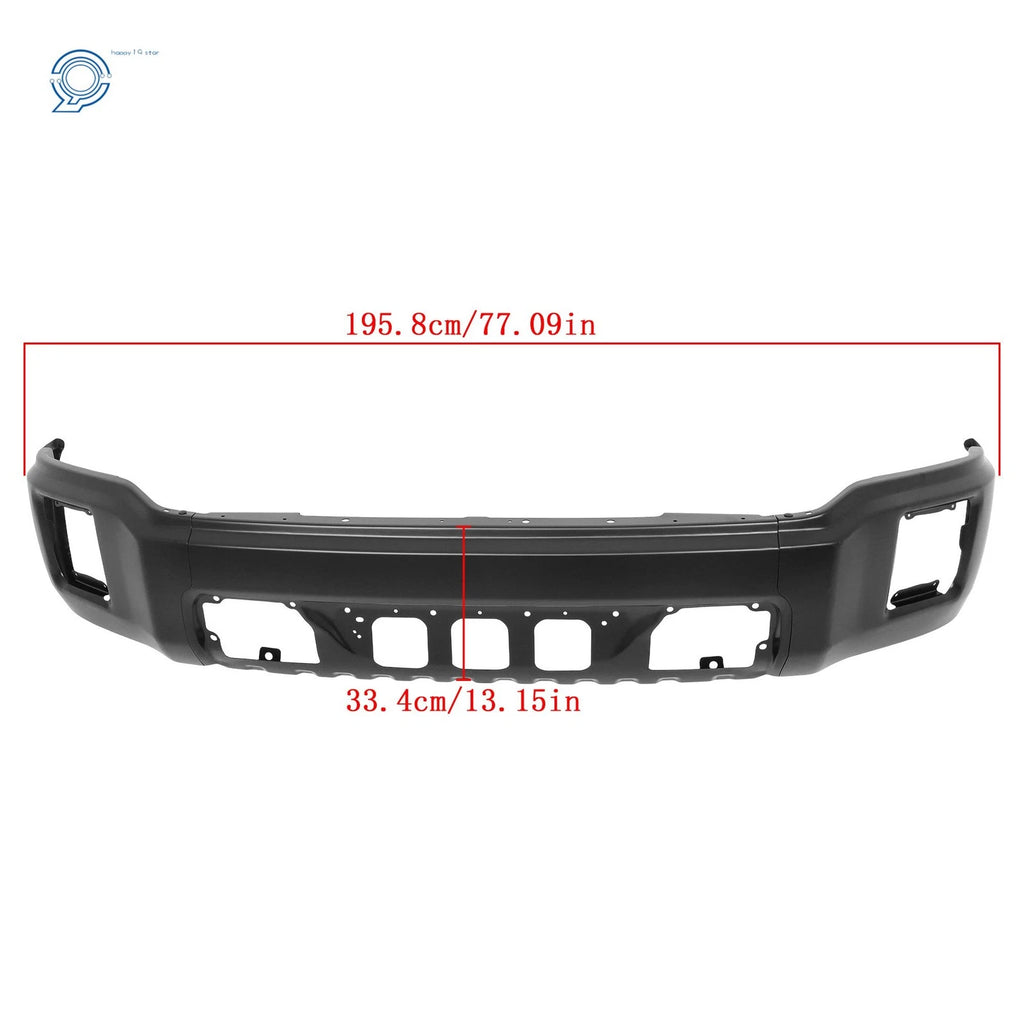Steel Black Front Bumper for GMC Sierra 1500 (2014-2015)