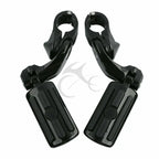 1 1/4" Short Angled Highway Bar Engine Guard Footpegs for Harley