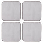 48 Pack Microfiber Dish Cloths for Kitchen Cleaning 30x30 cm Gray