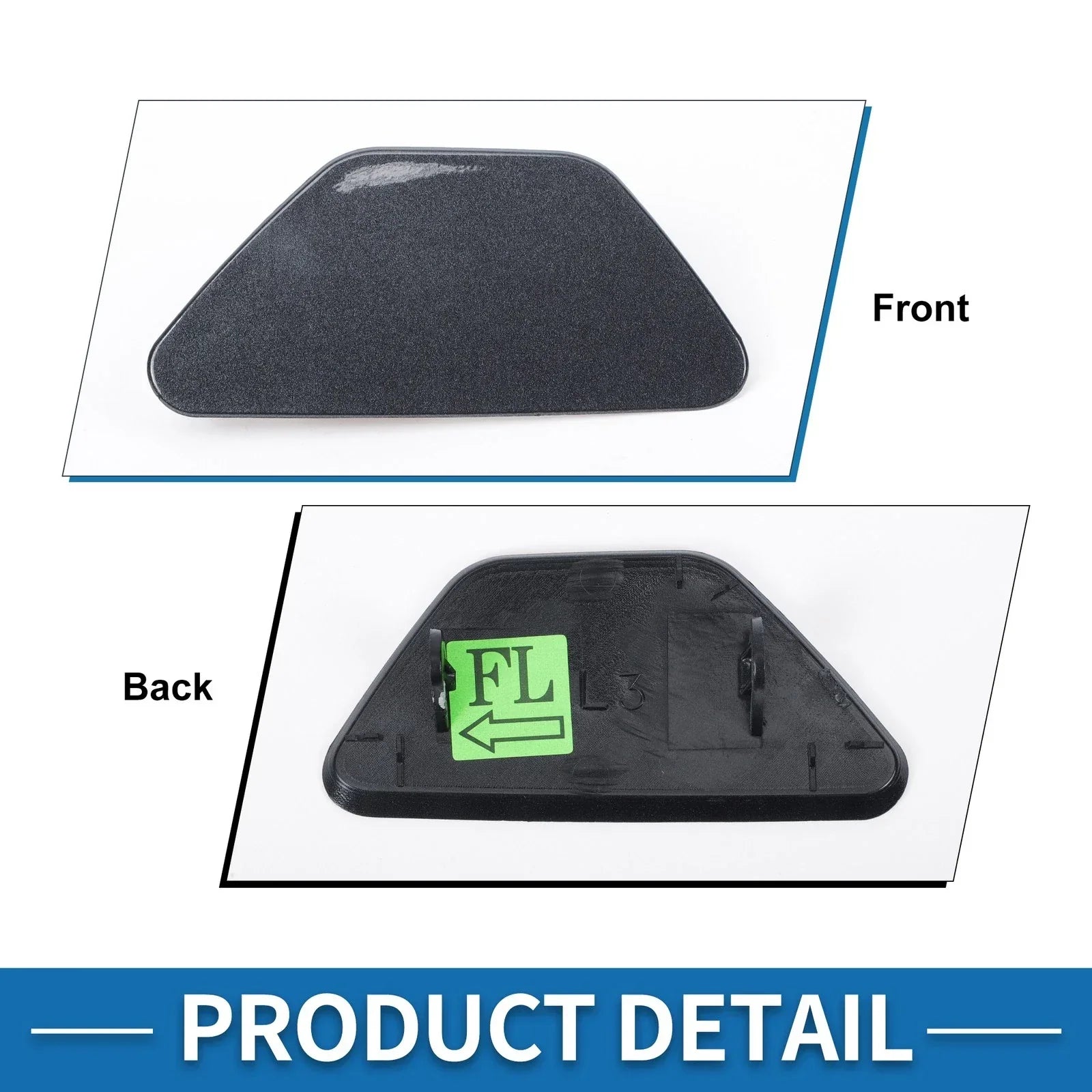 Front Left Bumper Washer Nozzle Cap Gray for BMW M5 (2013-2016)