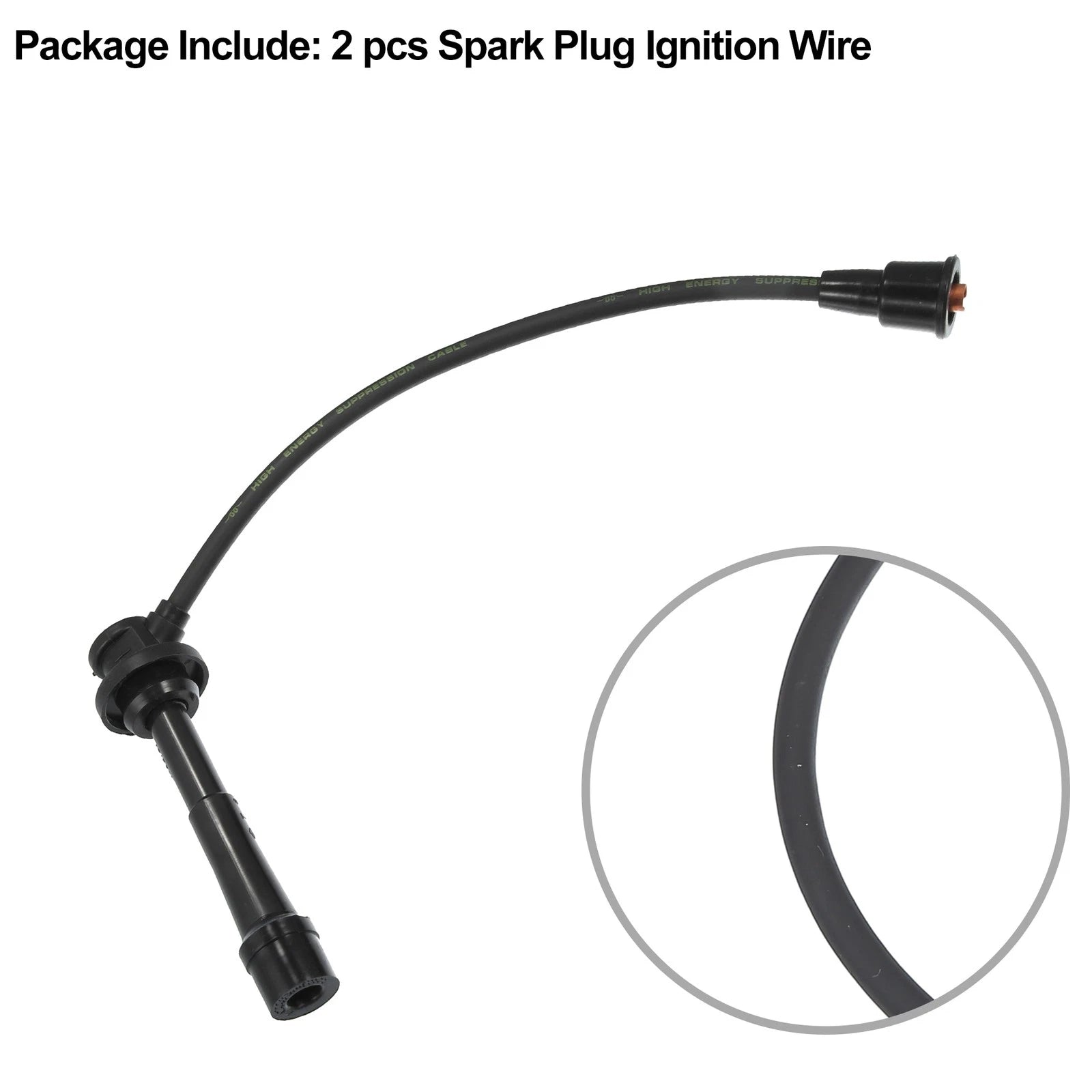 2pcs Spark Plug Ignition Wire for Suzuki Vitara (JLS)