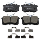 Set of 4 Bosch QuietCast Rear Ceramic Brake Pads for Audi A4 A6 A8 TT (2000–2023)