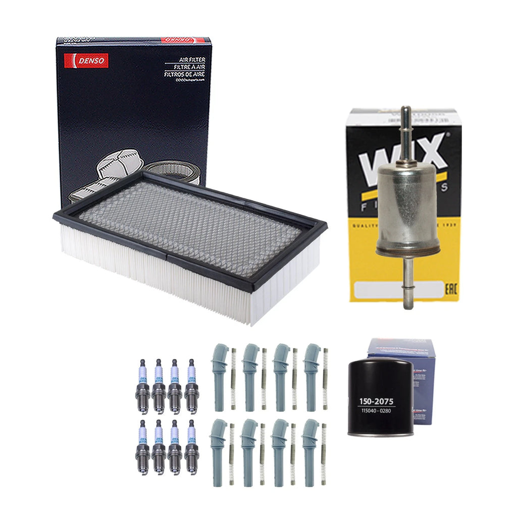 Tune Up Kit with 8 NGK Spark Plugs & Boots for Ford Explorer Mountaineer (1997–2001)