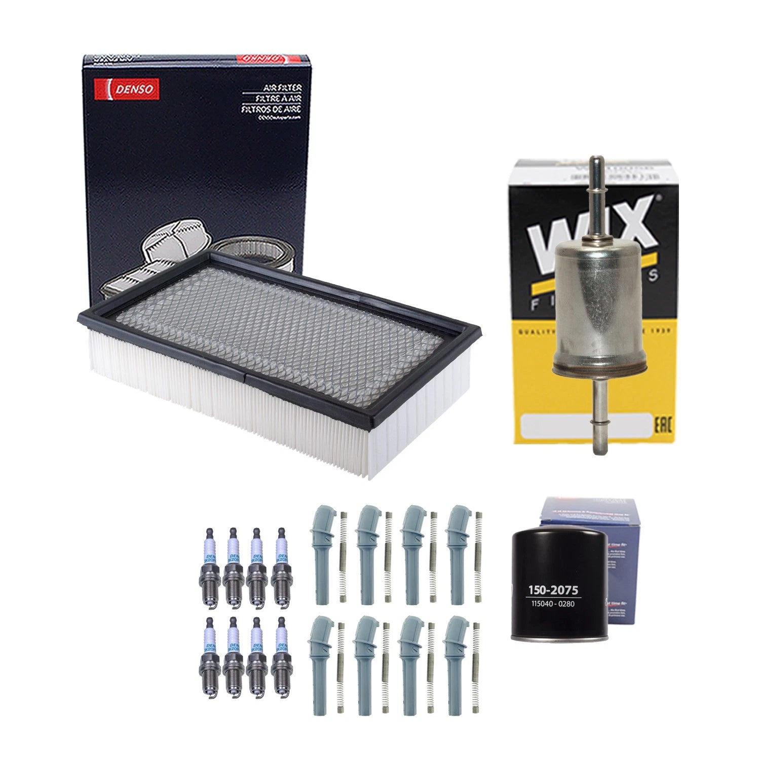 Tune Up Kit with 8 NGK Spark Plugs & Boots for Ford Explorer Mountaineer (1997–2001)