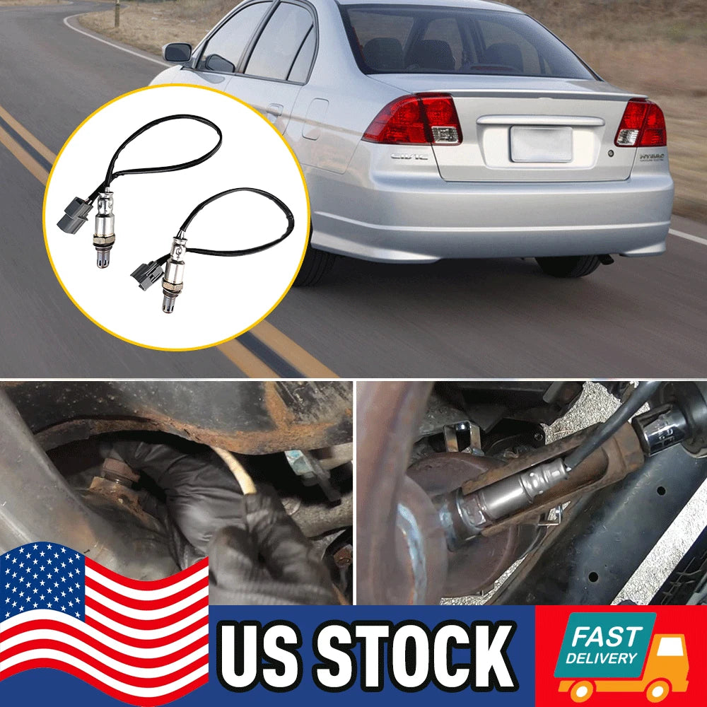 O2 Oxygen Sensor Set for Acura TL CL Honda Accord Civic (YYYY–YYYY)