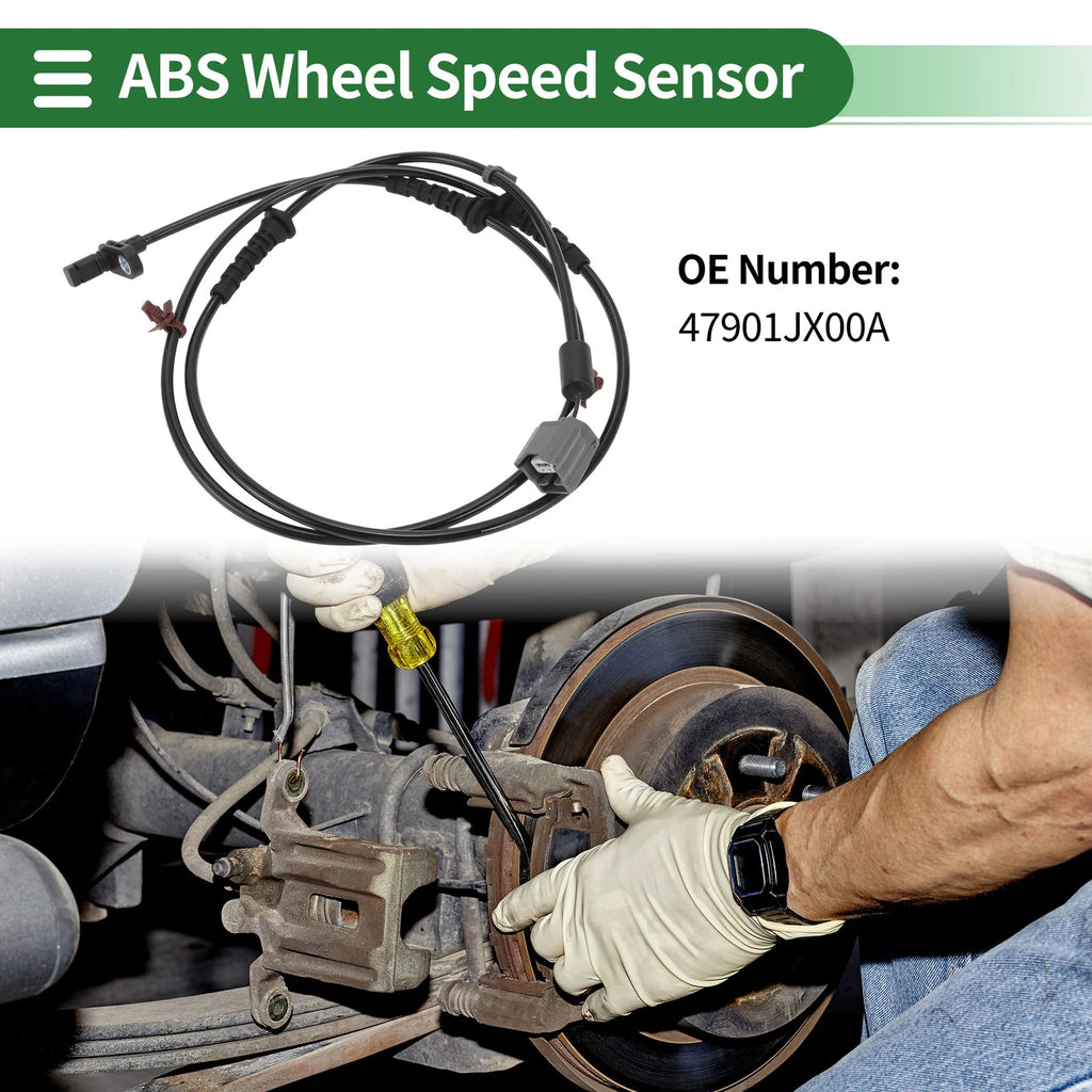 ABS Wheel Speed Sensor No. 47901JX00A for Nissan NV200 (2013–2020) Rear Left