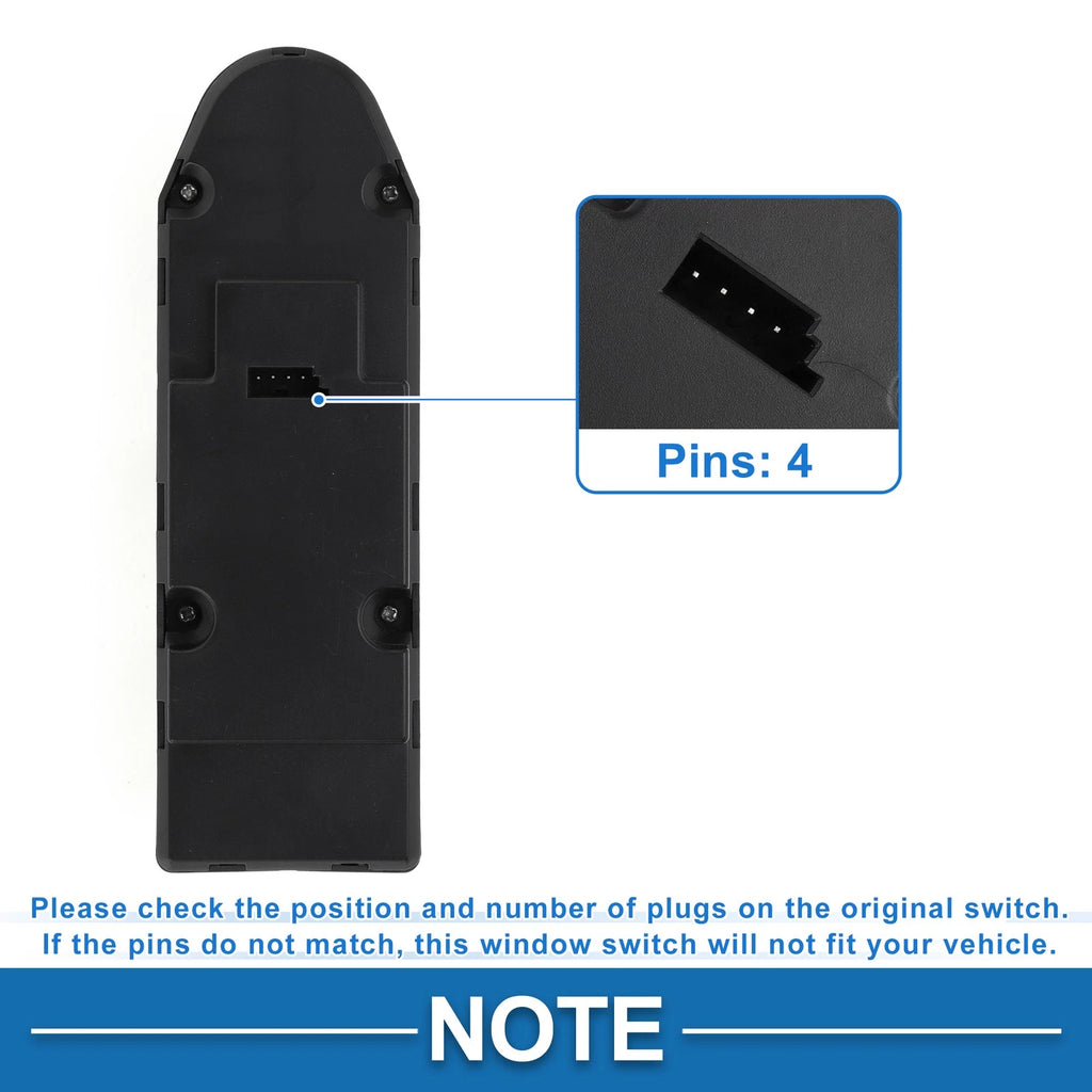 Power Window Switch for BMW 525i (2004–2005) No. 61316951904