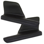 2X Door Armrest Leather Replacement for Honda Odyssey (2011–2017) Gray Stitch