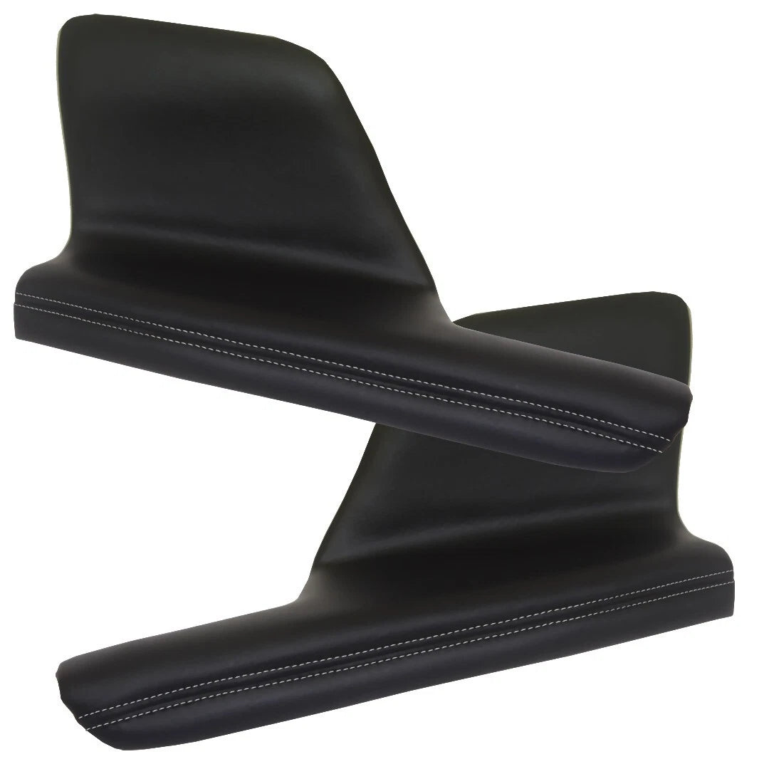 2X Door Armrest Leather Replacement for Honda Odyssey (2011–2017) Gray Stitch