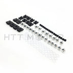 Set of 10 Fairing Bolts Kit Fastener Clips for Yamaha YZF R1 (2000–2001)