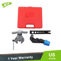 Eccentric Flaring Tool Kit with Tube Cutter for HVAC Refrigeration