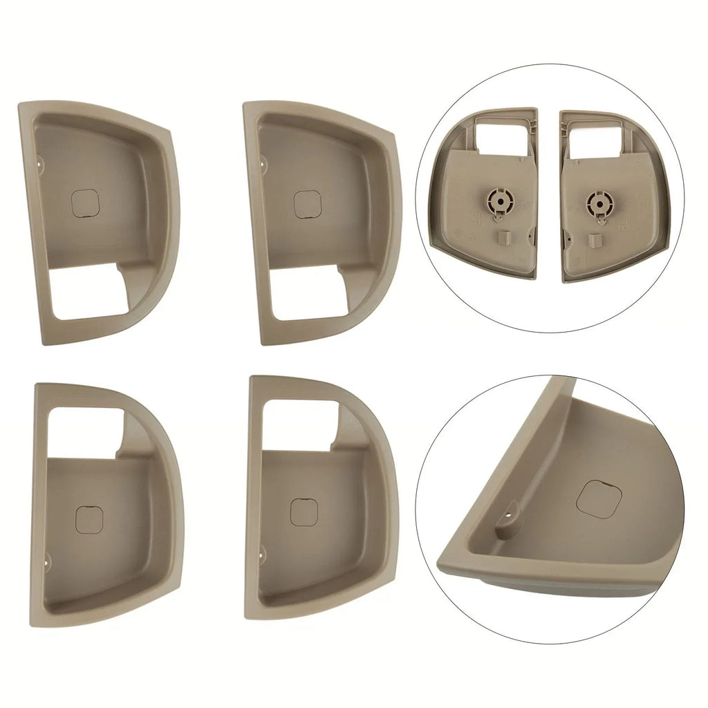 2 x Left Driver Inside Door Handle Beige Plastic for Fe (2007–2012)