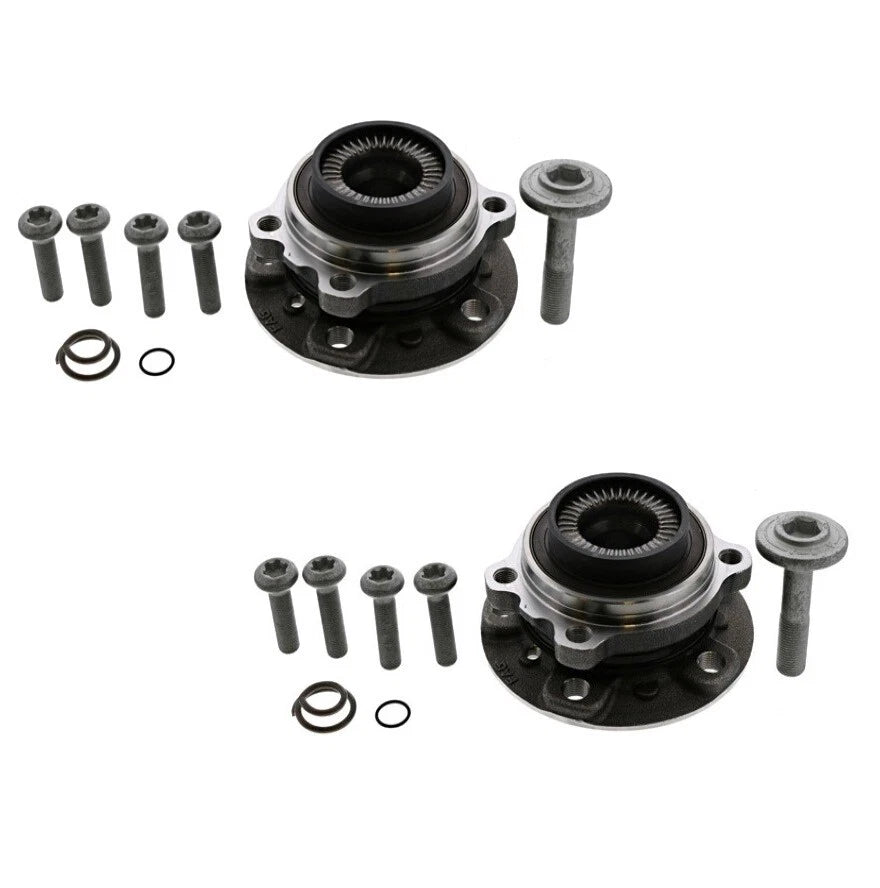 Set of 2 Front FAG Wheel Bearing and Hub Kit for BMW F01 F02 F06 F10 F25 F26