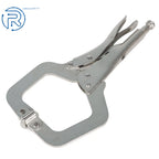 6 Pack Adjustable Locking Pliers 11" with Swivel Pads for Welding