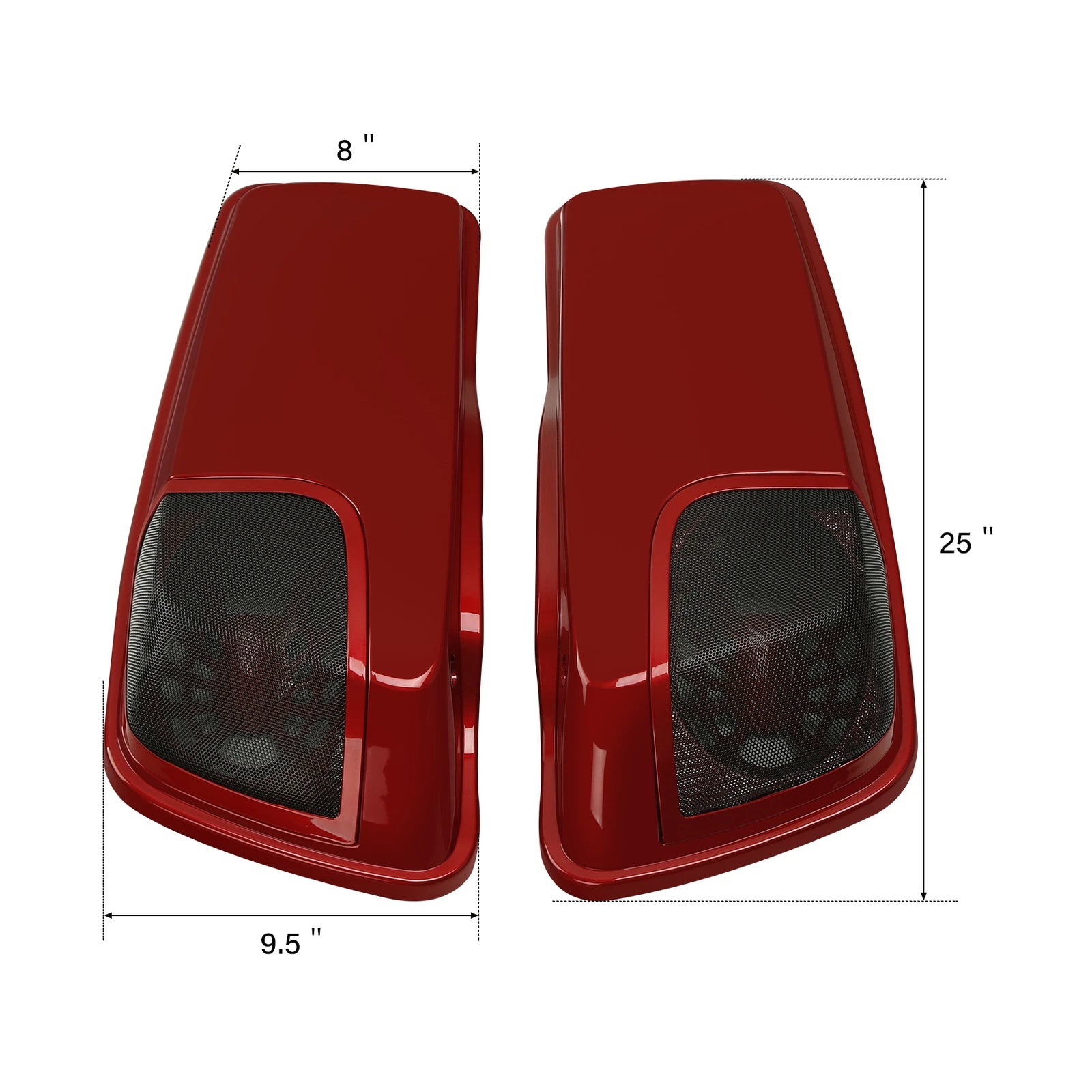 Saddlebag Lid Speaker Cutout Grill for Harley Electra Glide (2014–2024)