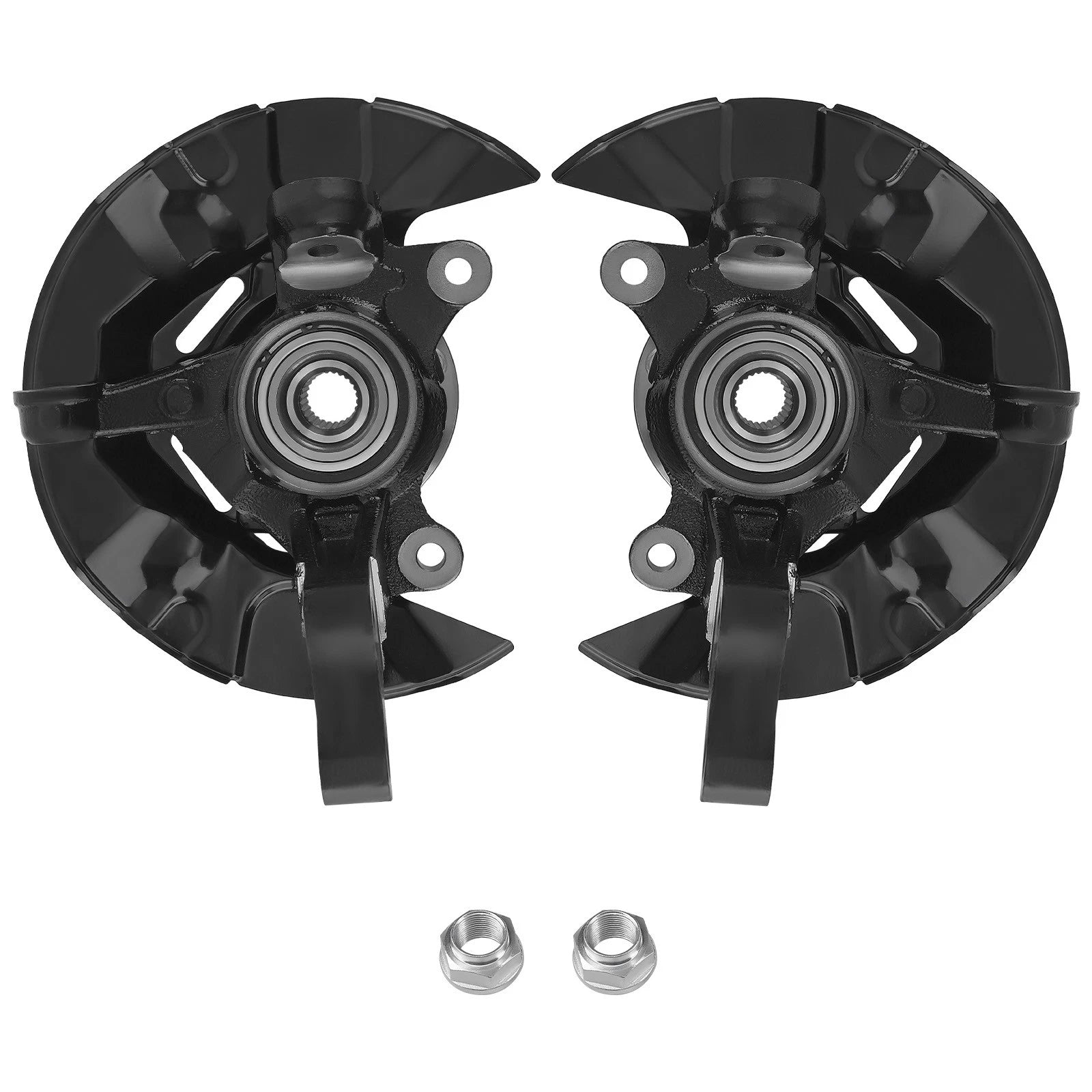 Set of 2 Knuckle Steering Wheel Bearing Hub Assy for Toyota Matrix (2003–2008)