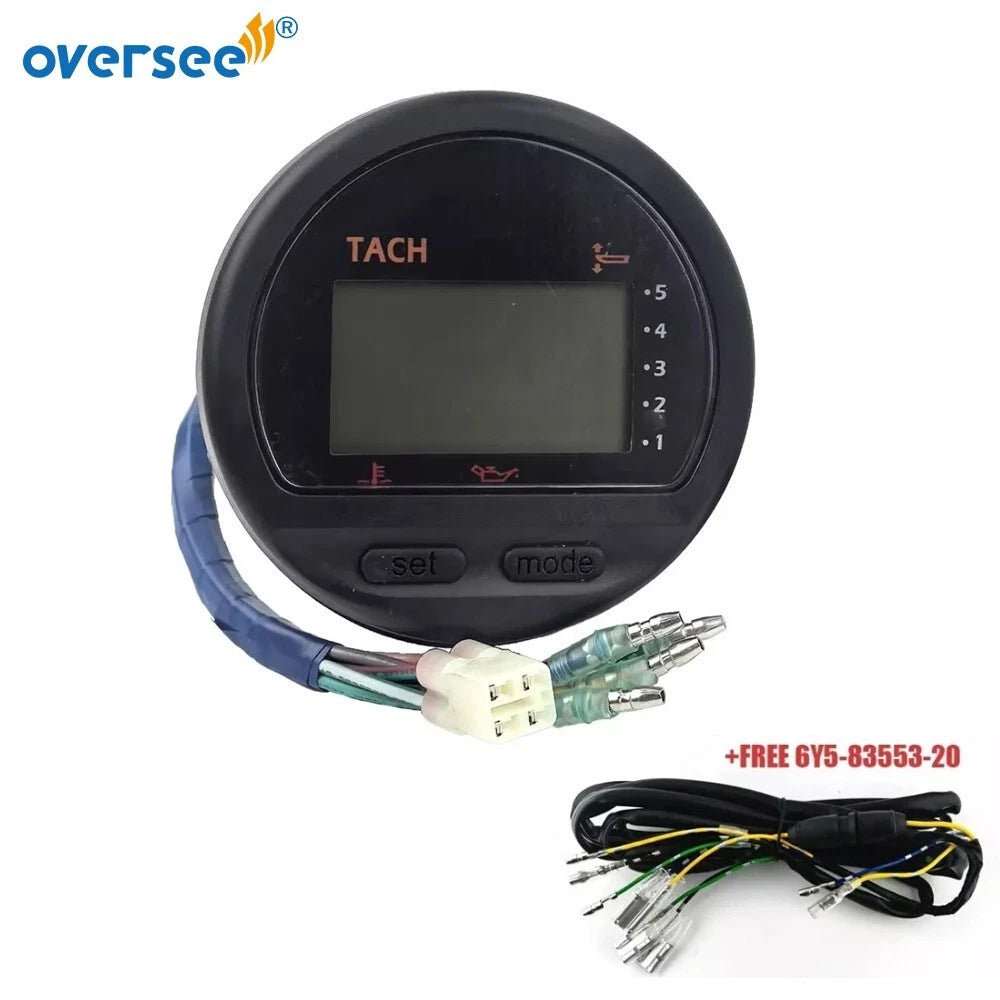 Digital Multi-Function Gauge Tachometer for Yamaha Outboard (6Y5-8350T-20-00)