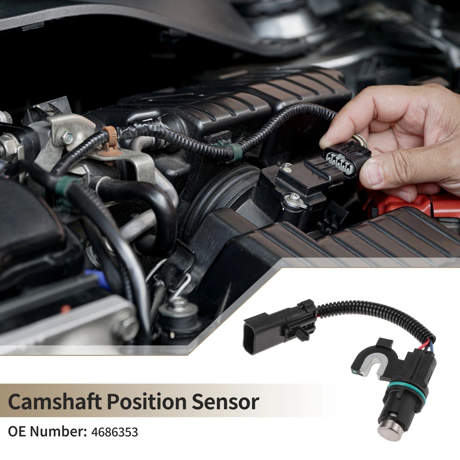 Camshaft Position Sensor for Chrysler Town & Country (1998–2007) No.4686353