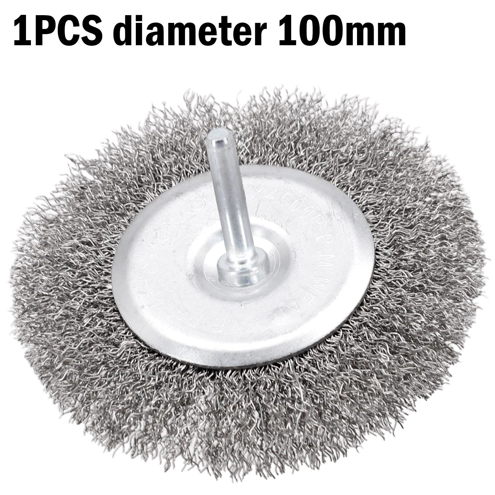 Drill Wire Brushes for Cleaning Rust on Surfaces (Set of 4)