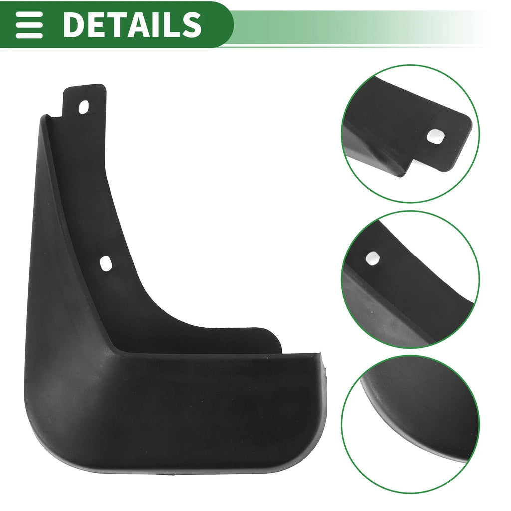 Mud Flaps Splash Guards for Kia Soul (2010–2013) W/ Mount Accessories