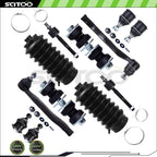 16Pcs Steering Kit Tie Rod End Sway Bar Link for Nissan Altima Maxima