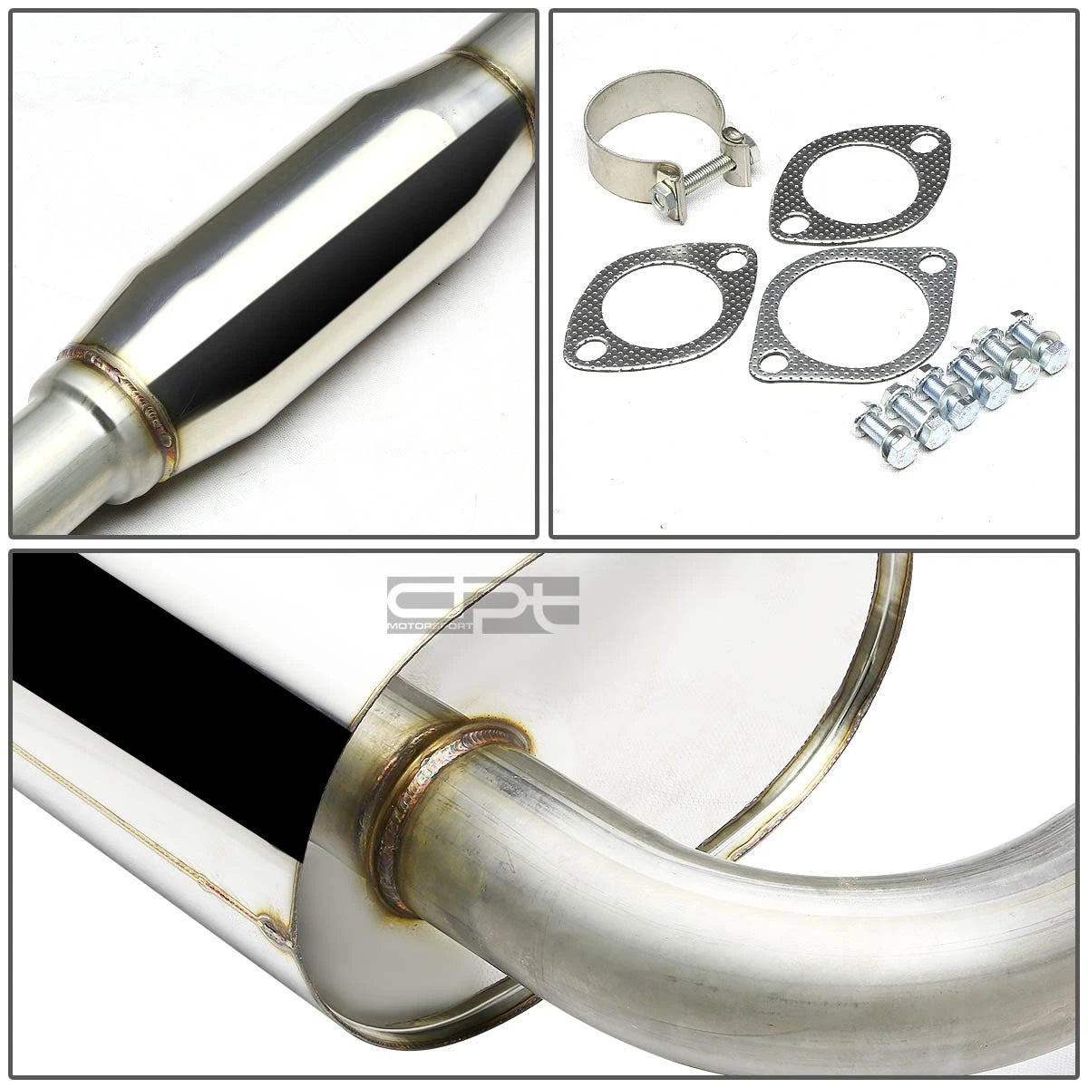 Dual 4" Burnt Muffler Tip Catback Exhaust for Nissan Maxima (2009–2015)