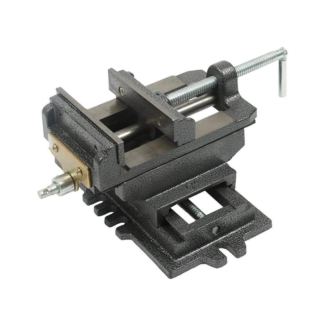 5" Heavy Duty Cross Press Vise for Workshop Tools
