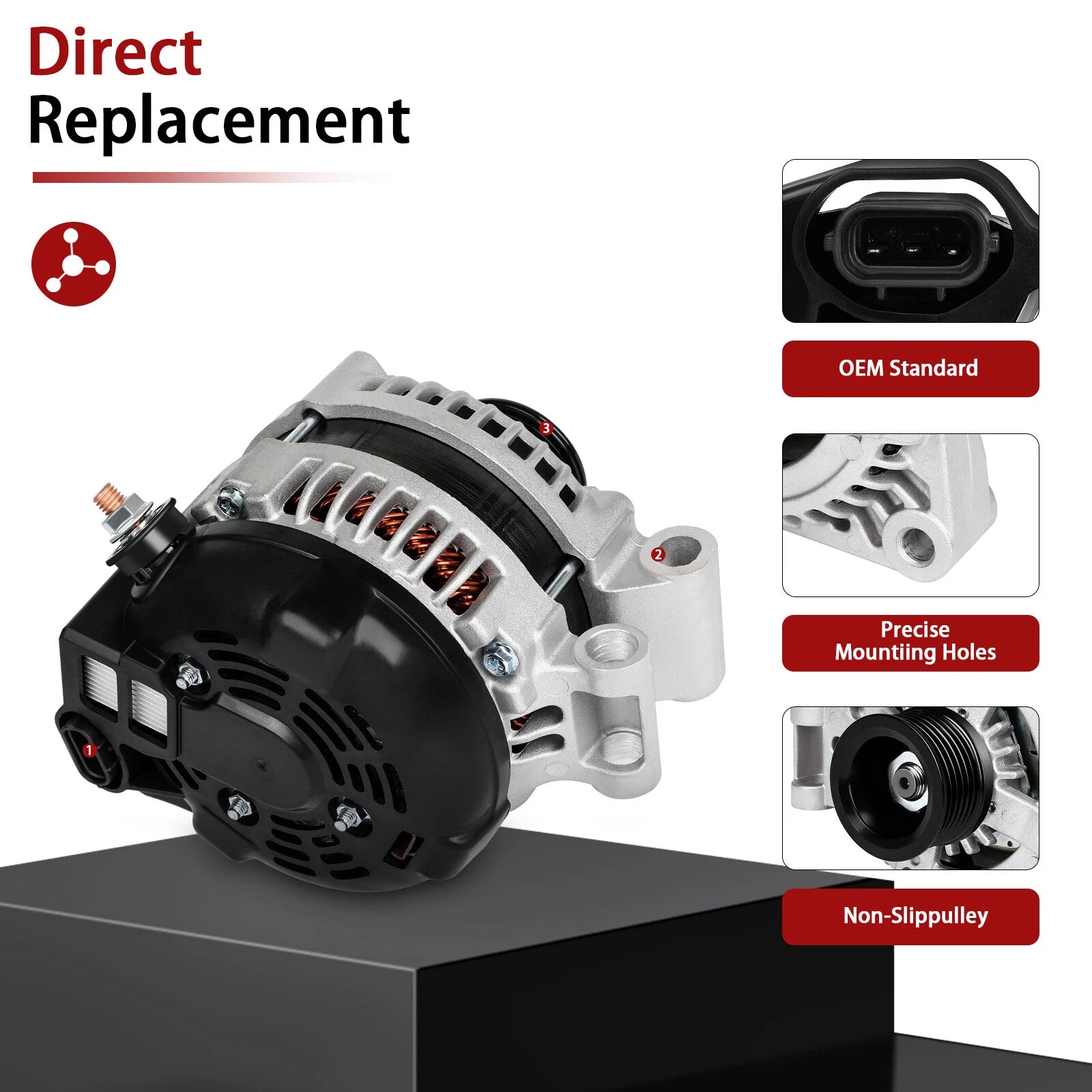 Alternator for Land Rover LR3, Range Rover Sport (2005-2007)