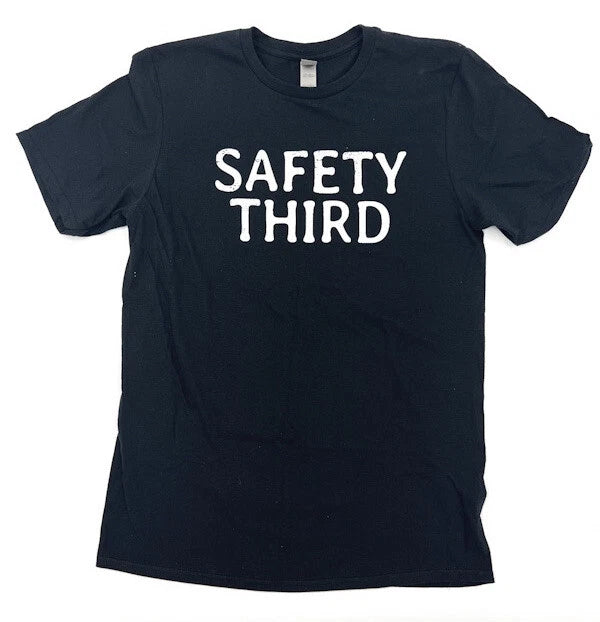Safety Third Black T Shirt Replacement for GoodSpeed Logo Back (Unspecified)