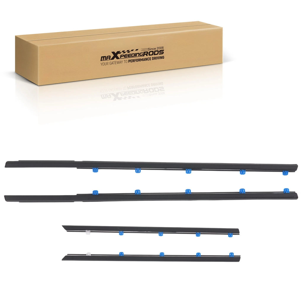 Set of 4 Door Weatherstrip Moulding Seal for Honda Civic 4dr (2012–2015) 72410TR0A01