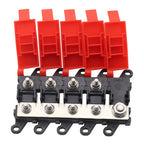 200A 4-Way Fuse Holder Distribution Block for Universal Applications
