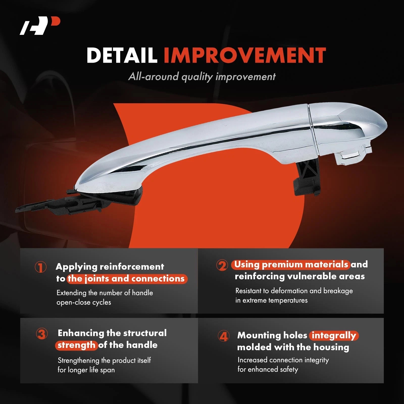 Exterior Door Handle for Jeep Cherokee (2014-2019)
