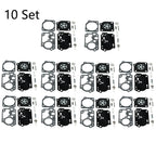 10x Carburetor Gasket Kit for Poulan BVM210VS (Zama RB-156 C1U-W43 C1U-W45)