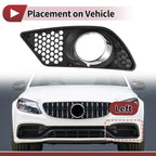 1 Pc Fog Light Grill for Mercedes-Benz C300 (2008–2012) No. 2048850253