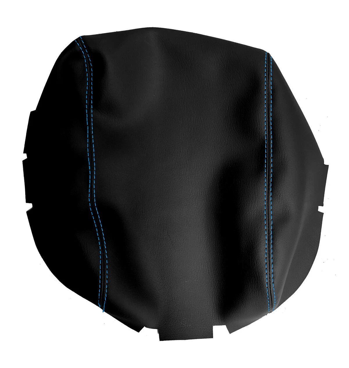 Leather Console Lid Armrest Cover for Infiniti QX60 (2014–2020) Blue Stitch