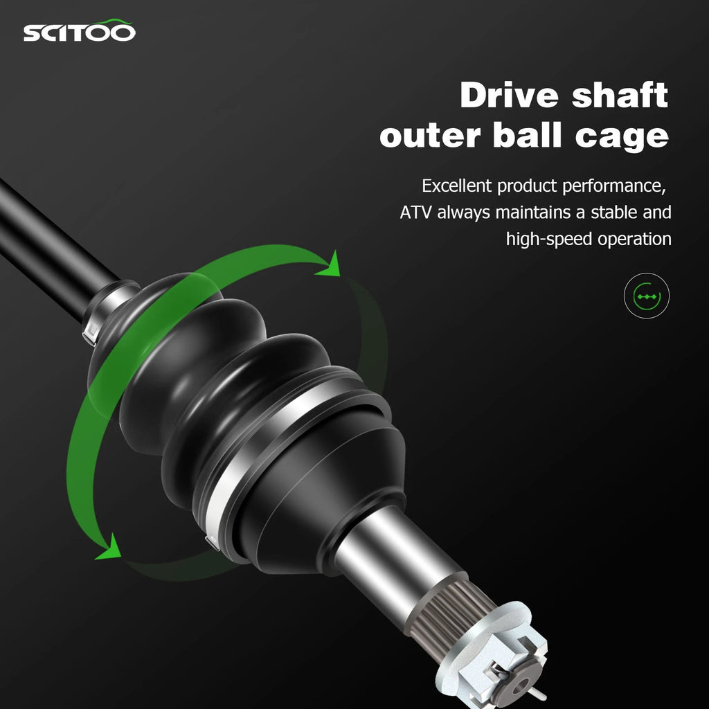 Set of 2 Rear CV Axle Half Shafts for Arctic Cat Prowler 650 XTZ 1000