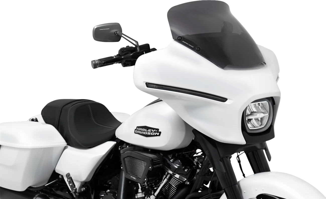 6" Spoiler Windshield for Harley FLHX (2014–2023) - Dark Black Smoke MEP89010