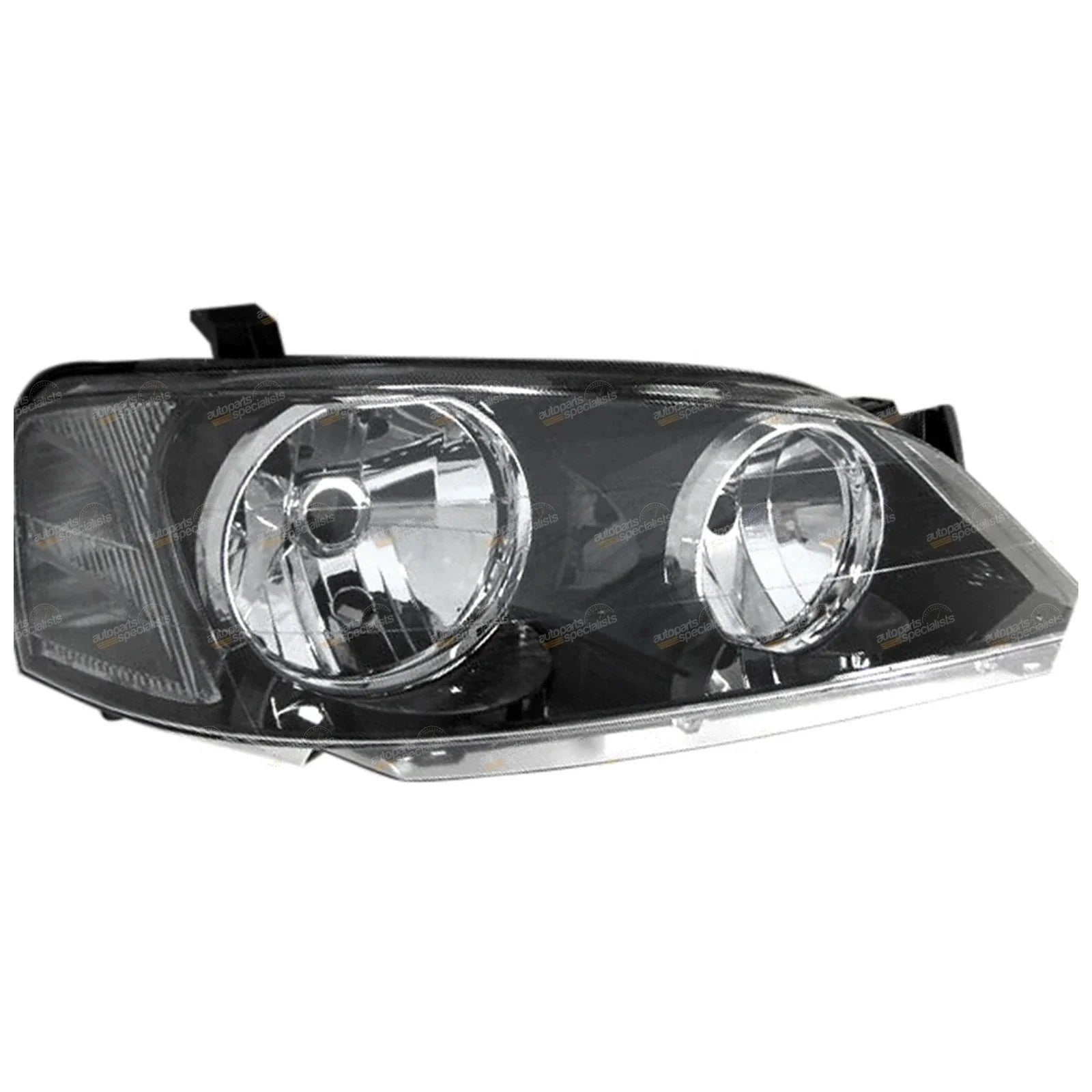 RH Headlight BLACK for Ford BA BF Falcon Fairmont (2002 - 2006)