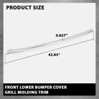 Front Lower Bumper Grille Molding Trim for Lincoln MKZ (2017–2020)